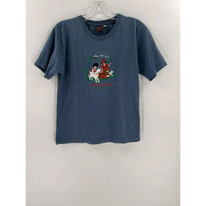 Vintage Ronweil Swiss Embroidered Souvenir Heidi & Peter Switzerland Kids SZ 12